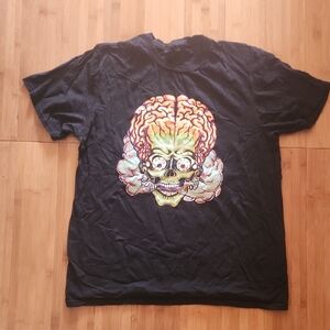 Black Graphic Skull T-Shirt